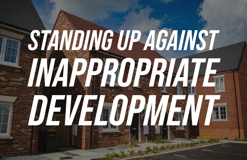 Standing up against Inappropriate Development