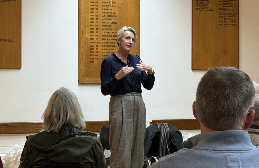 Alison Griffiths MP at the Flood Avoidance Community Taskforce public meeting